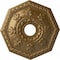 Ekena Millwork Nottingham Ceiling Medallion (Fits Canopies up to 4 5/8"), 18"OD x 3 1/2"ID x 1 1/2"P, Pale Gold CM18NTPAS - alternate 1